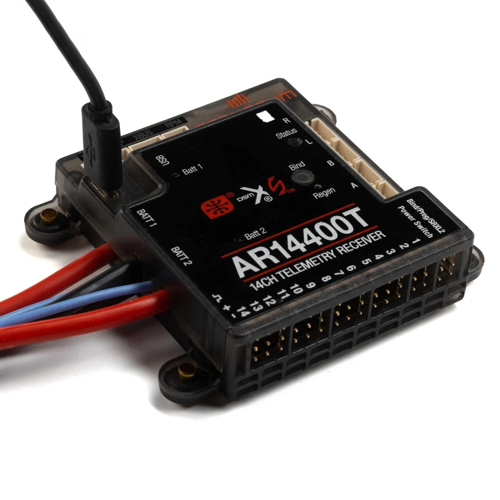 Spektrum AR14400T 14 Channel PowerSafe Telemetry Receiver - Image 2
