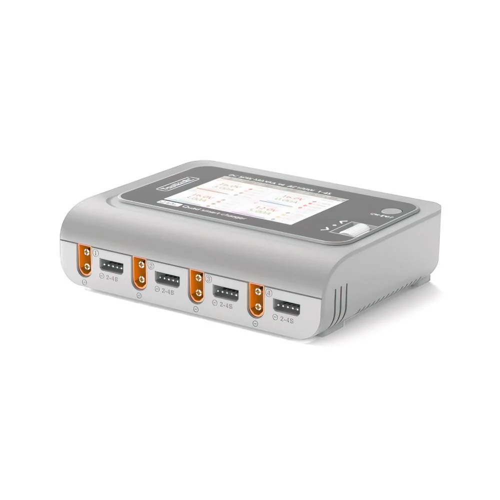 ToolkitRC Q4AC 1-4S 100W AC / 200W DC 4CH Smart Charger - XT60 - Image 2
