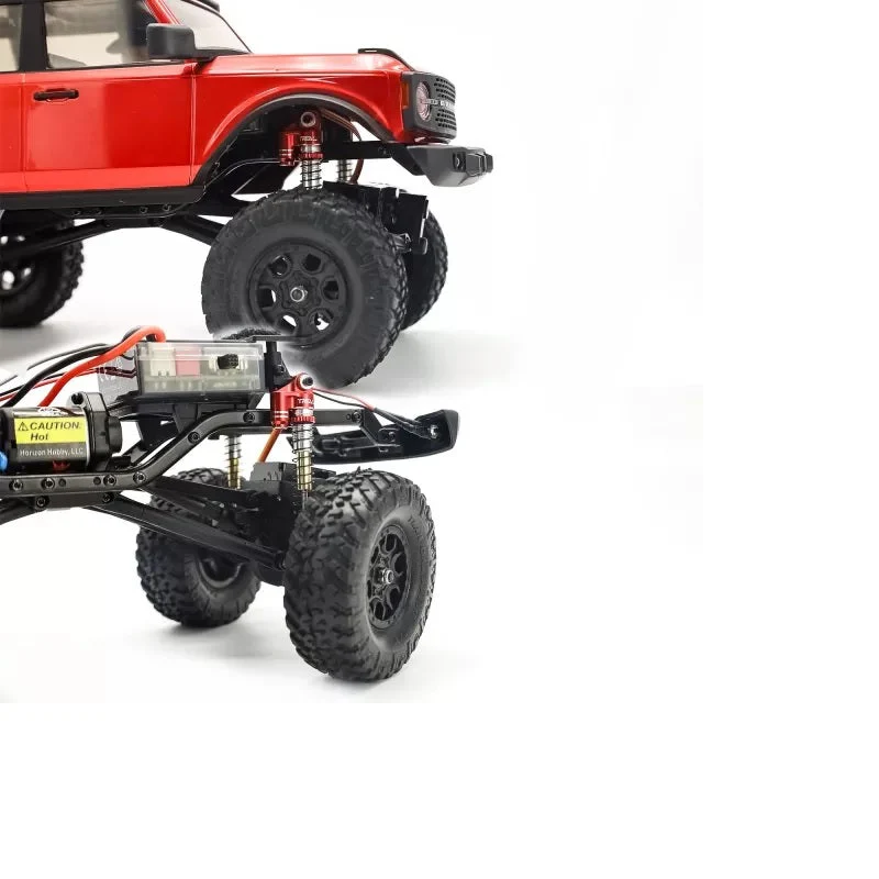 Treal 43mm Tele Shock Vibration Damper For 1/24 Axial SCX24 Bronco Gladiator C10 Deadbolt (Red) - Image 3