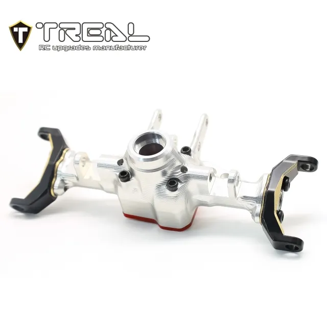 TREAL Aluminum 7075 Front Axle Housing w Brass C hubs Upgrades for 1/18 TRX-4M Defender Bronco - Image 7