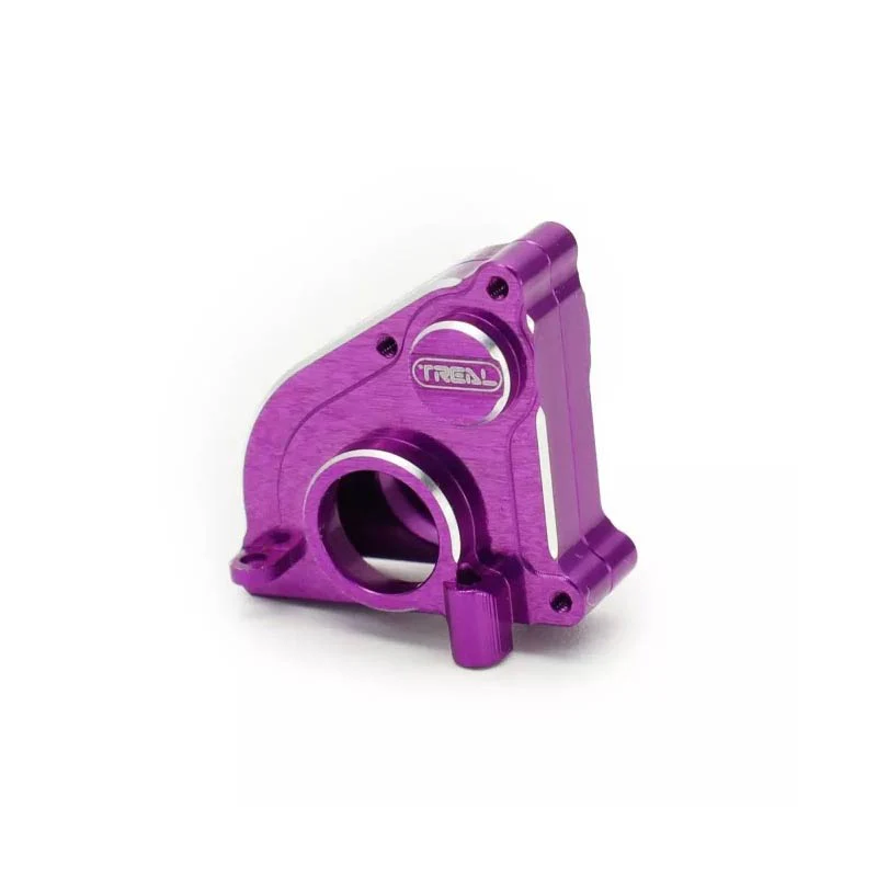 Treal Axial SCX24 90081 Aluminum 7075 Transmission Case (Purple)
