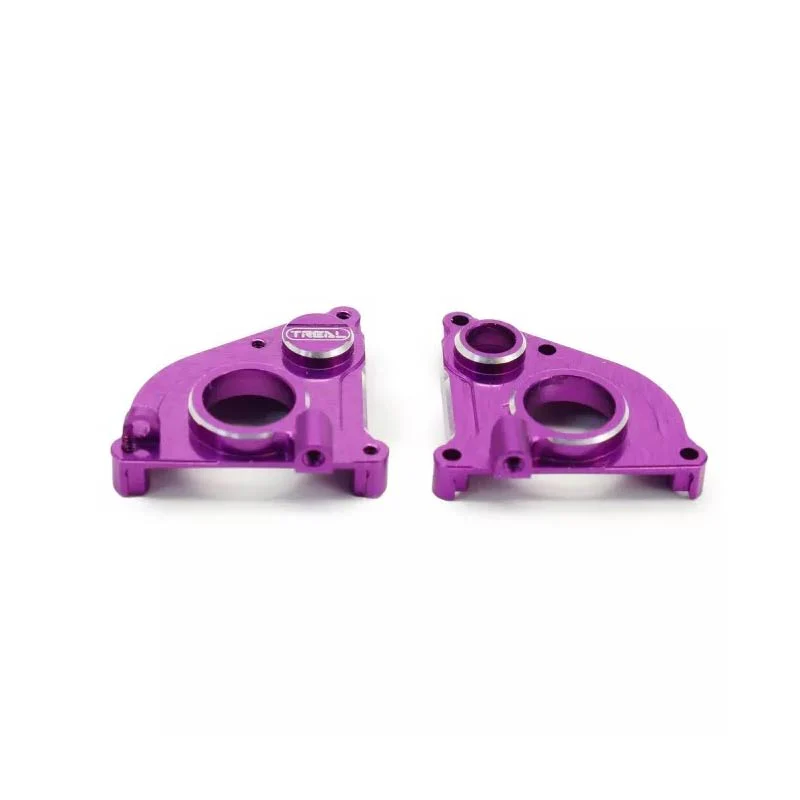 Treal Axial SCX24 90081 Aluminum 7075 Transmission Case (Purple) - Image 3