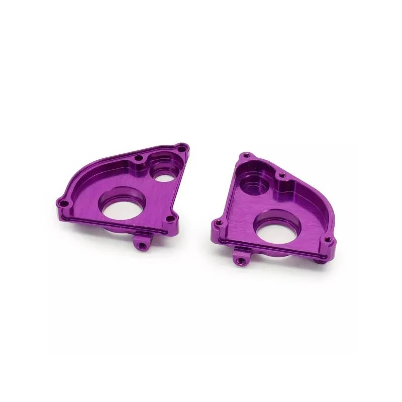 Treal Axial SCX24 90081 Aluminum 7075 Transmission Case (Purple) - Image 4