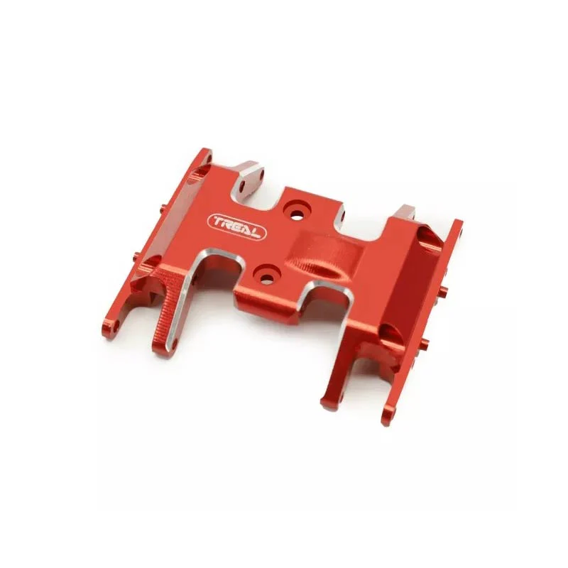 Treal Axial SCX24 Aluminum 7075 Skid Plate (Red)