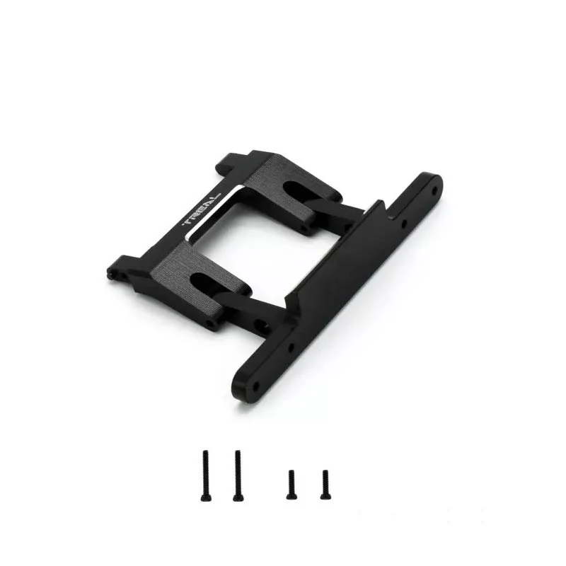Treal Axial SCX24 Gladiator Rear Bumper Mount Alu 7075 (Black)