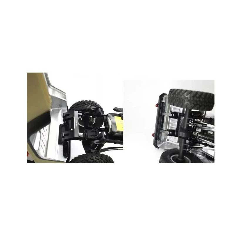 Treal Axial SCX24 Gladiator Rear Bumper Mount Alu 7075 (Black) - Image 2