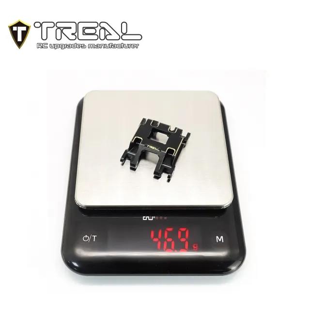TREAL Brass Center Skid Plate CNC Machined Upgrdes for 1/18 TRX-4M - Image 4