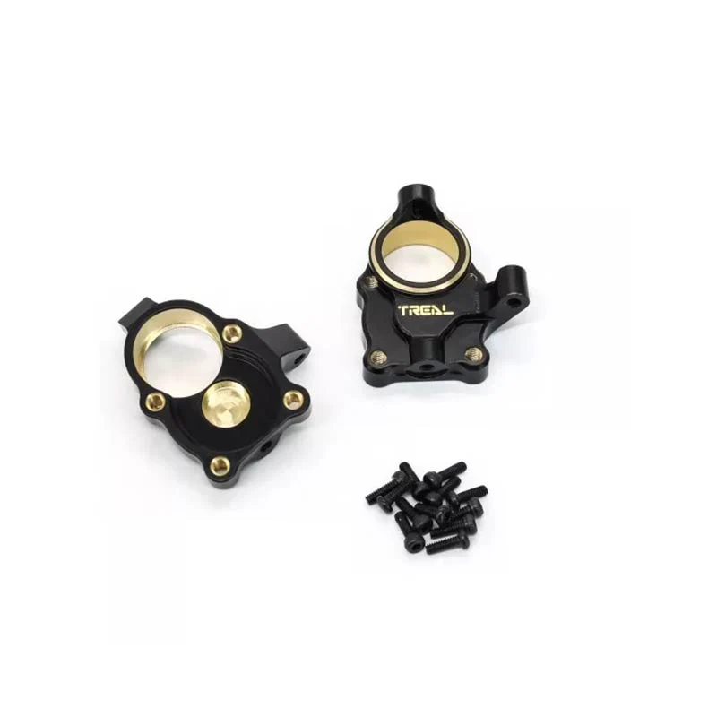 Treal Brass Inner Portal Covers Steering Knuckles For 1/24 FMS FCX24 Upgrades