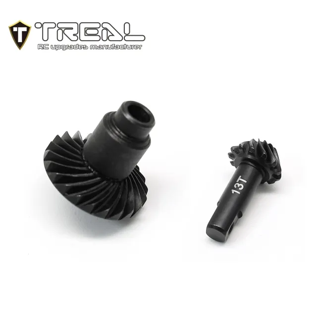 TREAL Harden Steel Axle Ring & Pinion Overdrive Gears Set 13T/22T w Spool Locker for 1/18 TRX-4M - Image 3