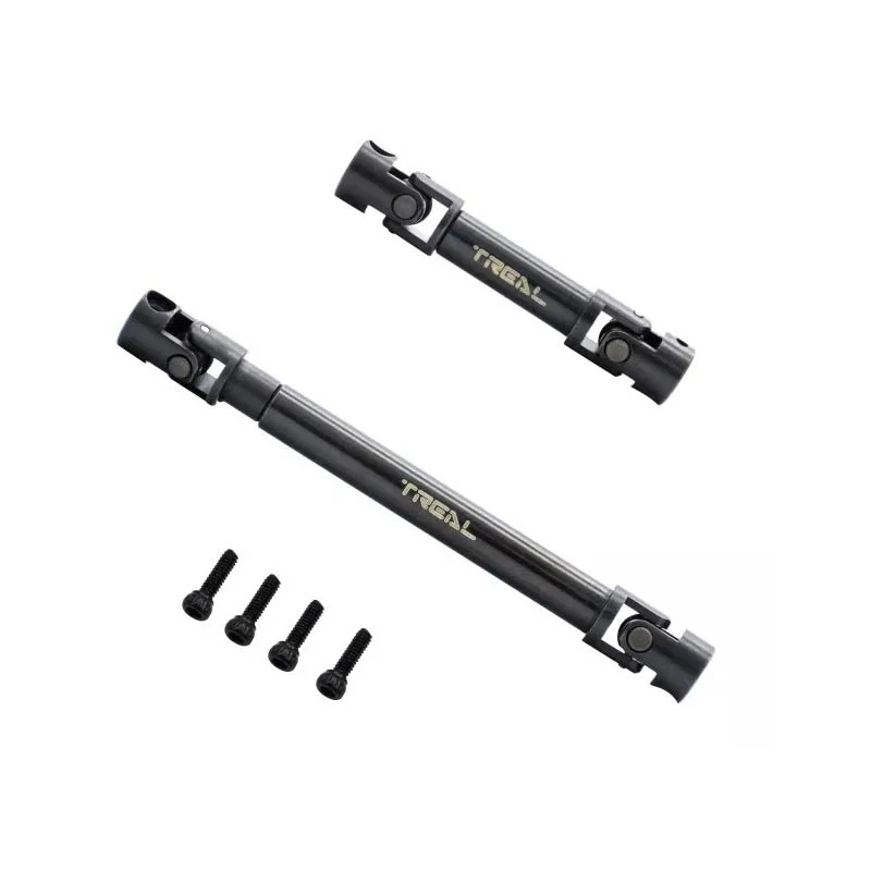 Treal Harden Steel Driveshaft Splined Drive Shafts For SCX24 Gladiator