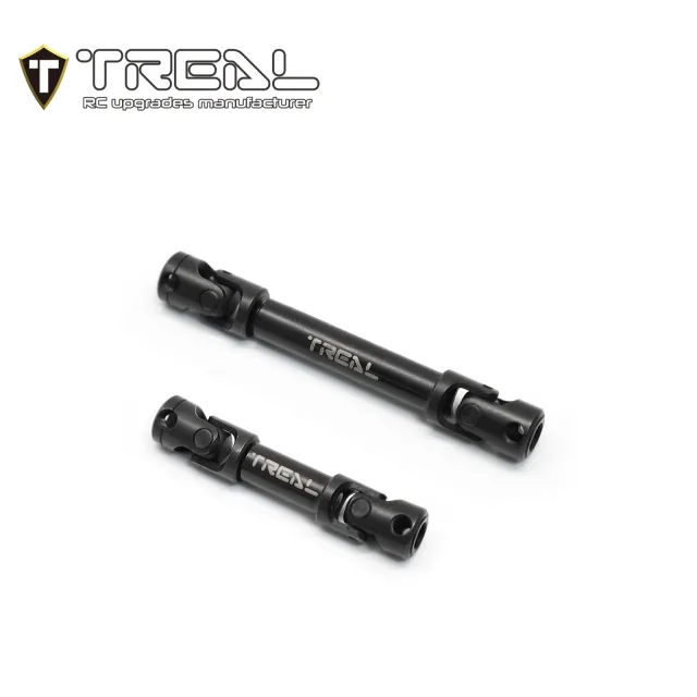 TREAL Heavy Duty Steel Center Slider Driveshaft Set (2P) for 1/18 Traxxas TRX-4M