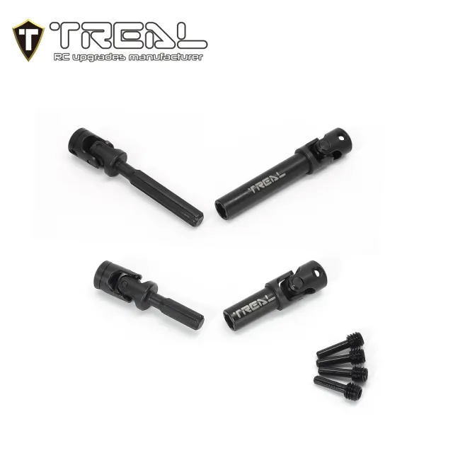 TREAL Heavy Duty Steel Center Slider Driveshaft Set (2P) for 1/18 Traxxas TRX-4M - Image 2