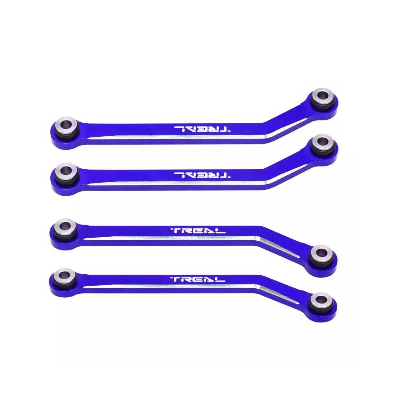 Treal High Clearance Links - Alu 7075 Chassis Lower Linkages For 1/24 FMS FCX24 (Blue)