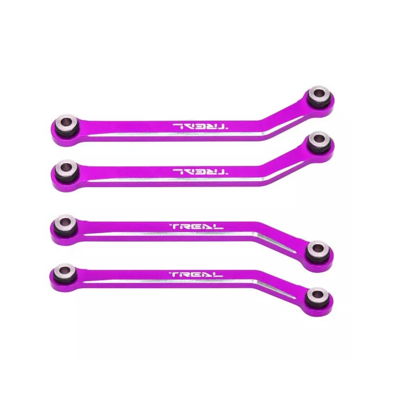 Treal High Clearance Links - Alu 7075 Chassis Lower Linkages For 1/24 FMS FCX24 (Purple)