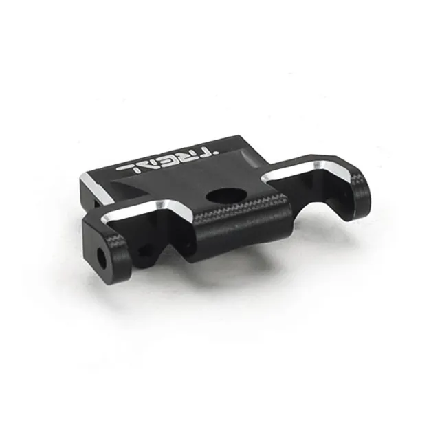 TREAL SCX24 Rear Upper Links Mount Alu#7075 for Axial SCX24 Deadbolt C10 Gladiator Bronco - BLACK - Image 3