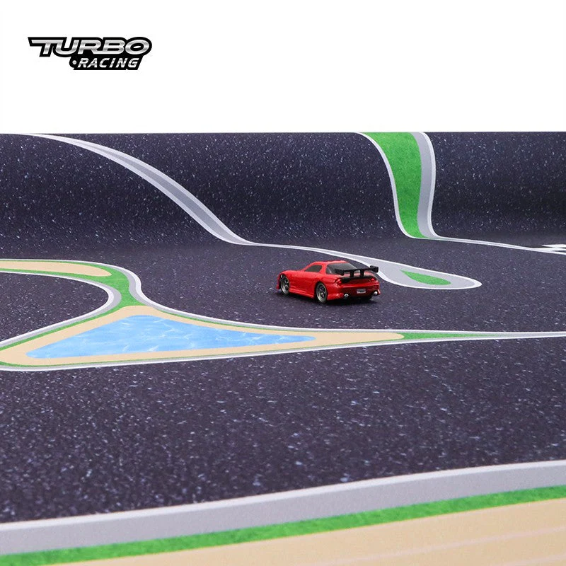 Turbo Racing 1:76 Racing Car track Mat 1200 x 800mm - Fast Layout - Image 5