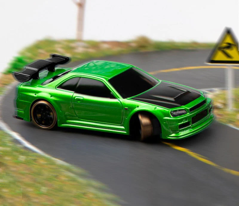 Turbo Racing C64 1:76 Drift Car - GREEN - Image 6