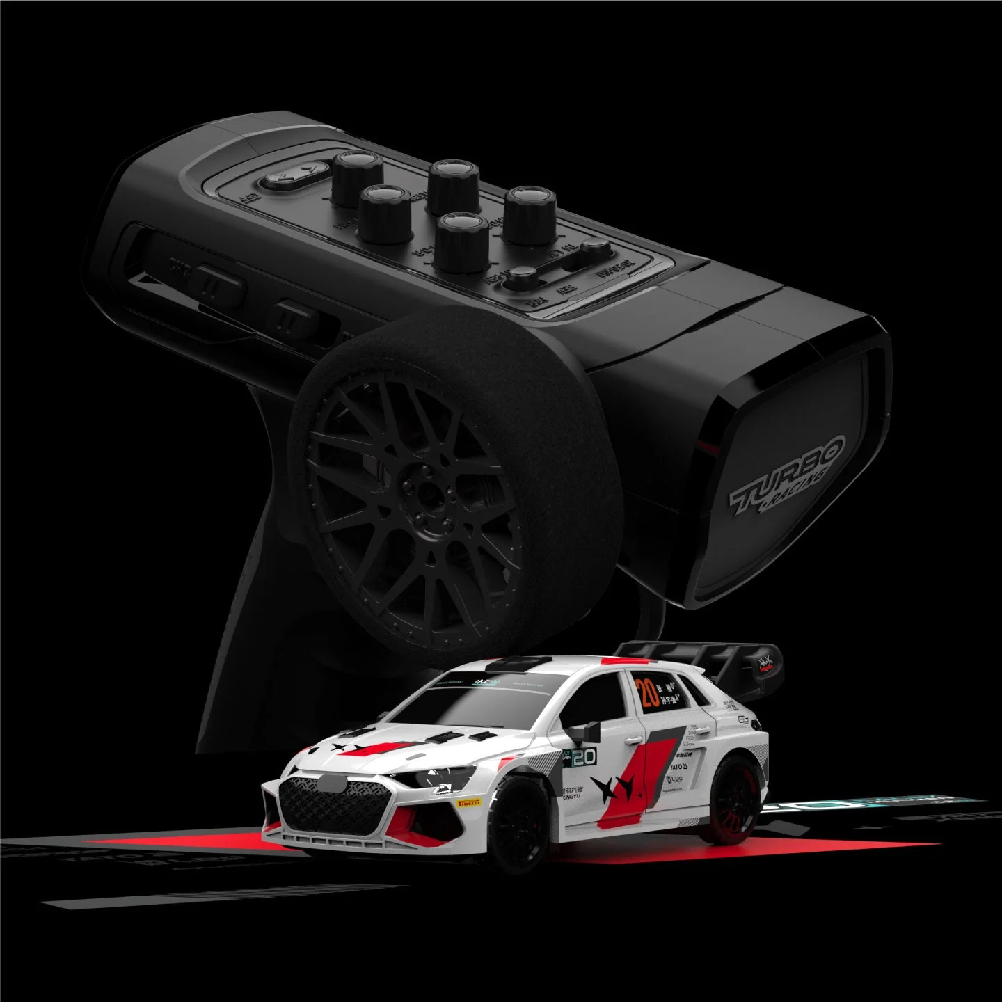 Turbo Racing X Pegasus 3 Official Licensed Co-Branded Edition C78 1:76 Scale On-road RC Sports Car RTR - Image 18