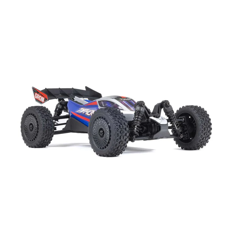ARRMA TYPHON GROM ARRMA MEGA 380 Brushed 4X4 Small Scale Buggy RTR with Battery & Charger - Blue/Silver - Image 10