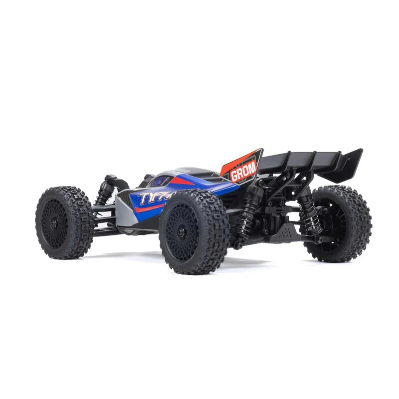 ARRMA TYPHON GROM ARRMA MEGA 380 Brushed 4X4 Small Scale Buggy RTR with Battery & Charger - Blue/Silver - Image 6
