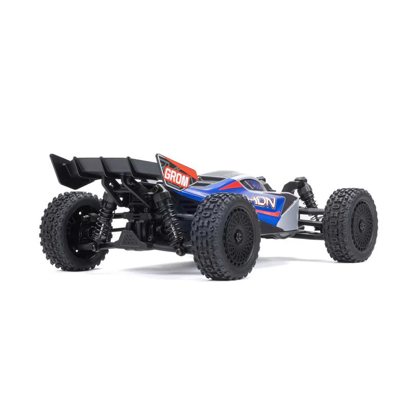 ARRMA TYPHON GROM ARRMA MEGA 380 Brushed 4X4 Small Scale Buggy RTR with Battery & Charger - Blue/Silver - Image 8
