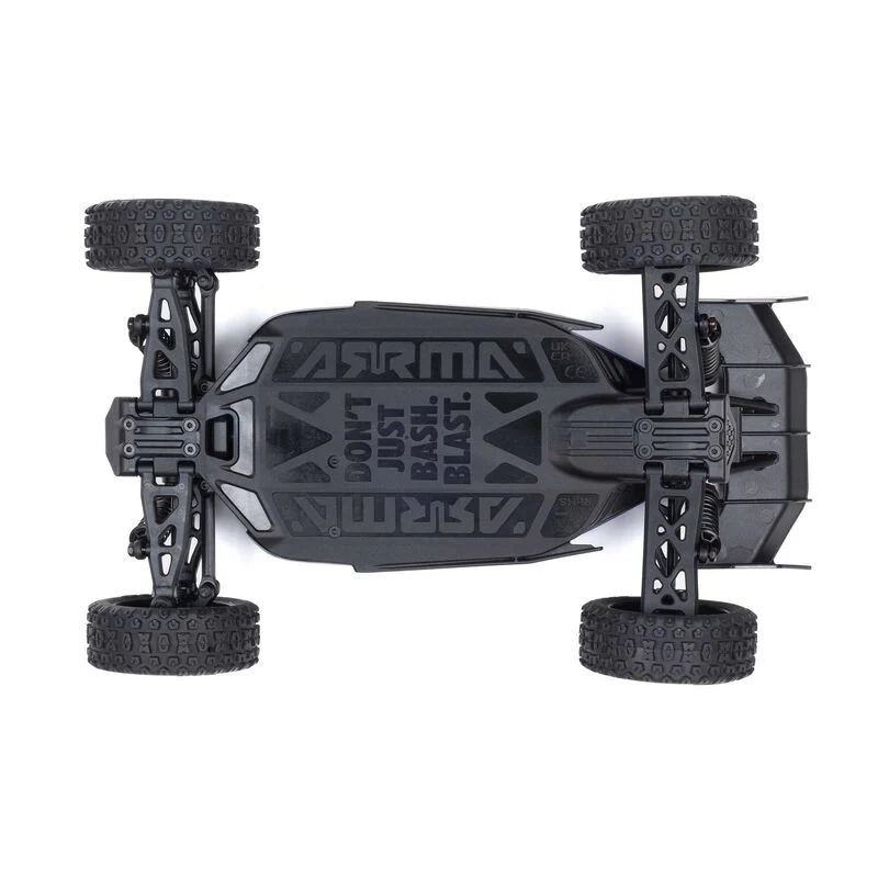 ARRMA 1/18 TYPHON GROM MEGA 380 Brushed 4X4 Small Scale Buggy RTR with Battery & Charger - Red/White - Image 11