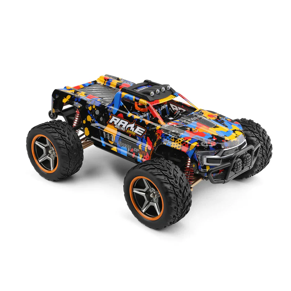 WLtoys 1/10 Brushless 4wd RC monster truck RTR - Blue - Image 3