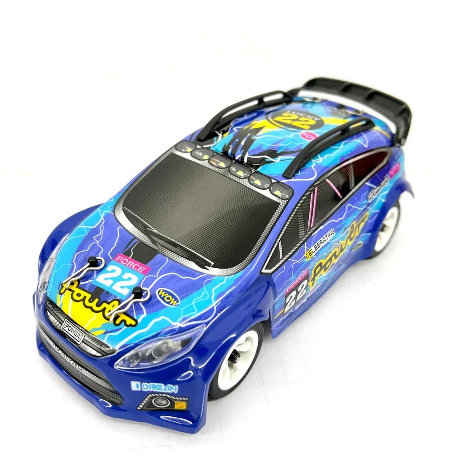 WLtoys 1/28 2.4G 4WD Brushed RC Rally Car Vehicles RTR Model with Light - Image 3