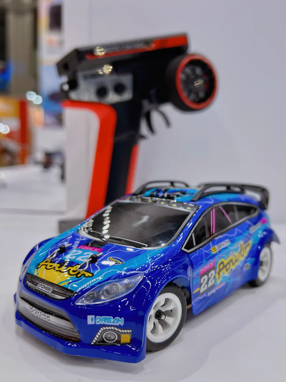 WLtoys 1/28 2.4G 4WD Brushed RC Rally Car Vehicles RTR Model with Light - Image 4