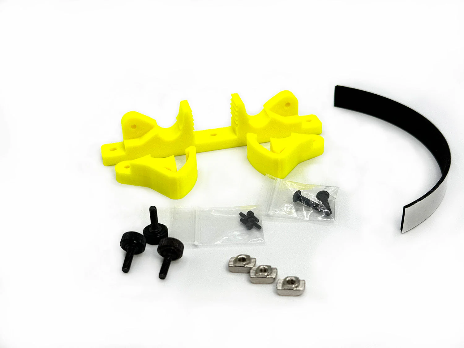 XGuard One-Size-Fits-All Skid Clamp System Double clamp with extrussion rail mounting hardware - Image 2