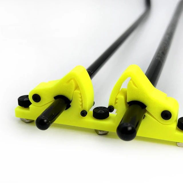 XGuard One-Size-Fits-All Skid Clamp System Double clamp with extrussion rail mounting hardware - Image 3